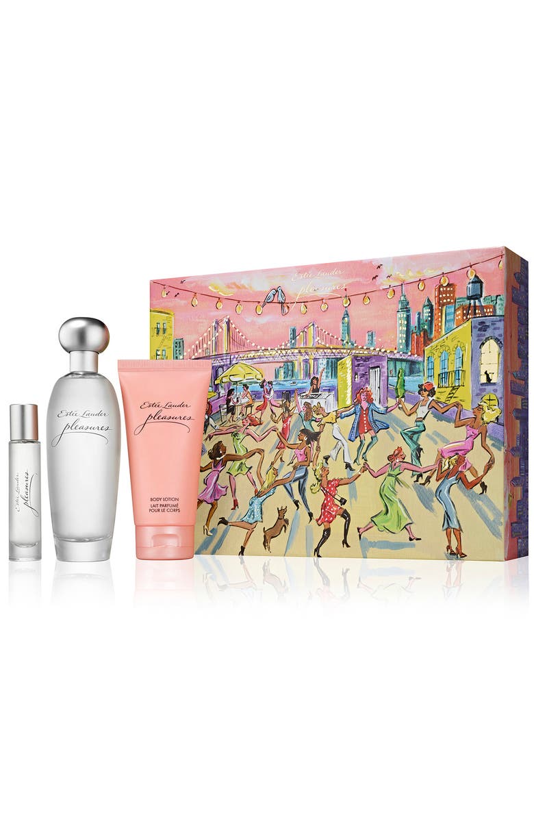 Estée Lauder Pleasures Eau de Parfum Set (Limited Edition) $147 Value, Main, color,