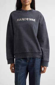 Stella McCartney Hardcore French Terry Graphic Hoodie