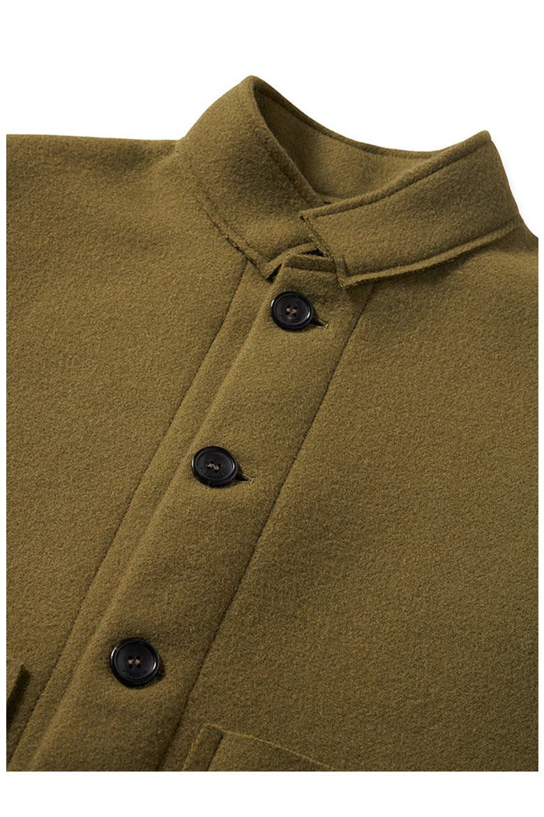 Miller Short Virgin Wool Jacket, Alternate, color, OLIVE