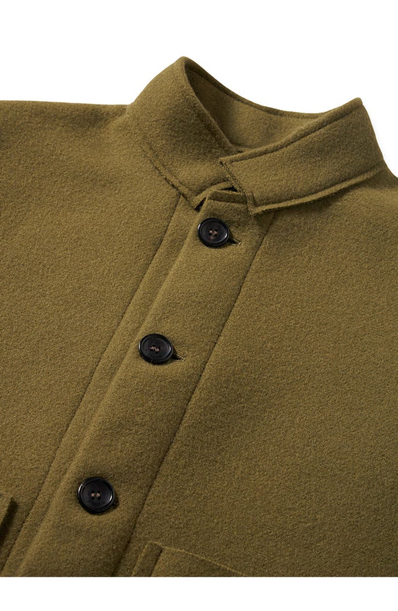Fortela Miller Short Virgin Wool Jacket, Alternate, color, Olive