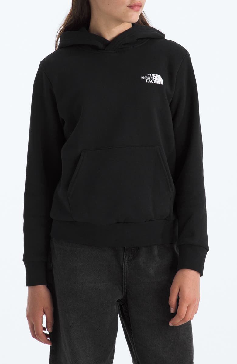 The North Face Kids' Evolution Cotton Blend Fleece Hoodie, Main, color, Tnf Black