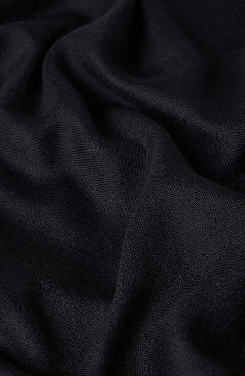 Brunello Cucinelli Cashmere And Silk Scarf In Black