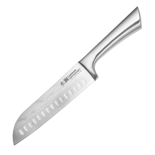 Cuisine::pro Damashiro 6.5" Santoku & 10"x13.5" Board Set In Multi