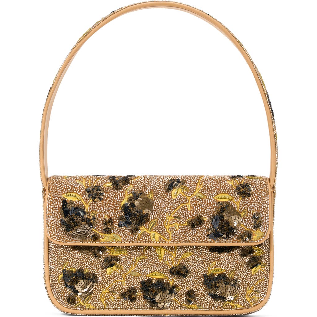 Staud Tommy Beaded Shoulder Bag In Multi