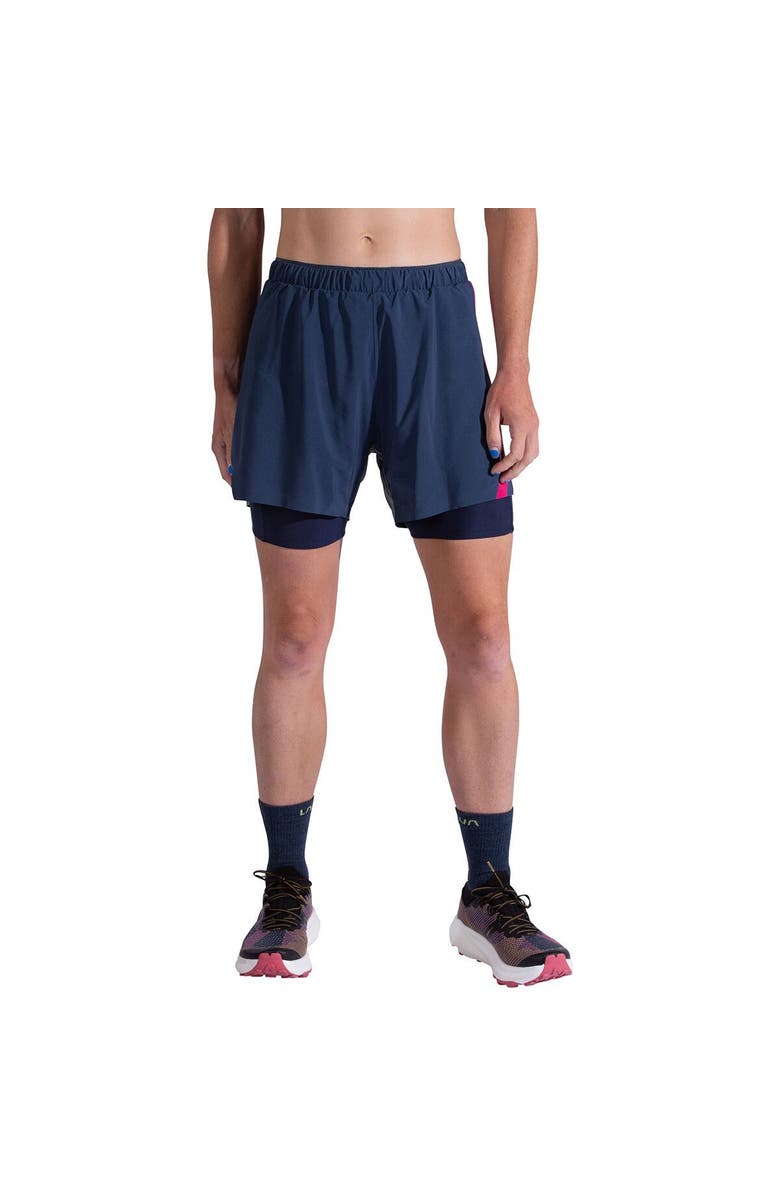 La Sportiva Flow 5In Short - Women's, Main, color, Night Sky/Cypress