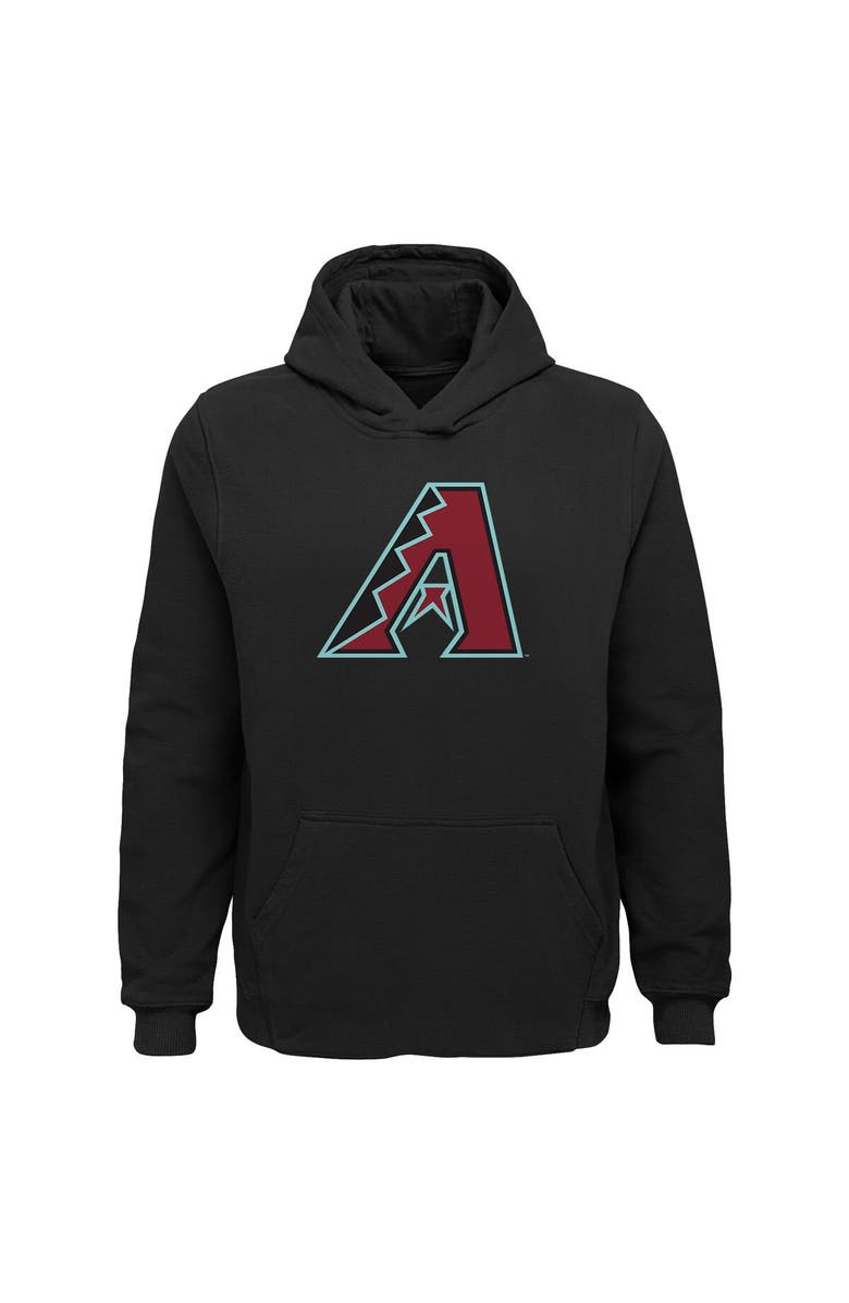 Outerstuff Preschool Black Arizona Diamondbacks Primary Logo Pullover Hoodie, Alternate, color, 
