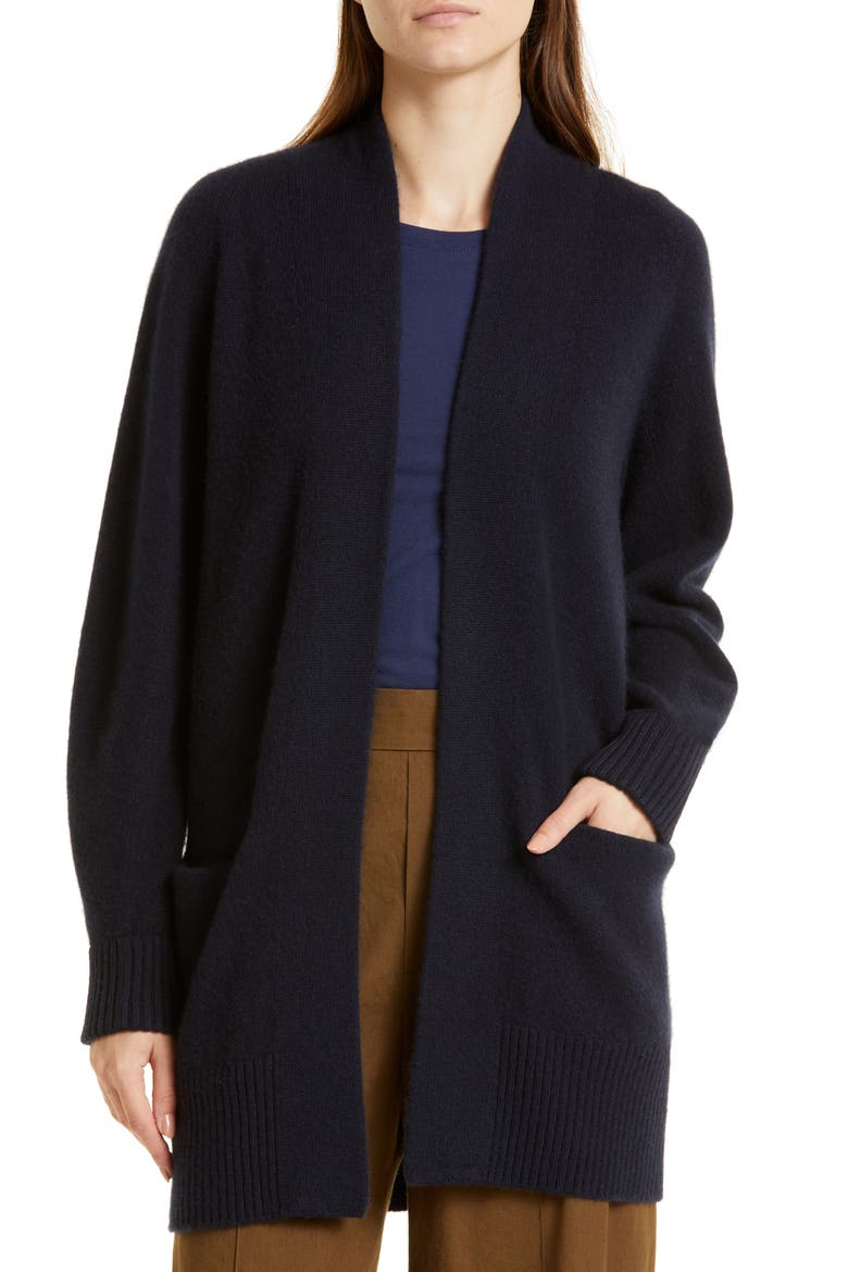 Shawl Collar Cashmere Cardigan, Main, color, COASTAL