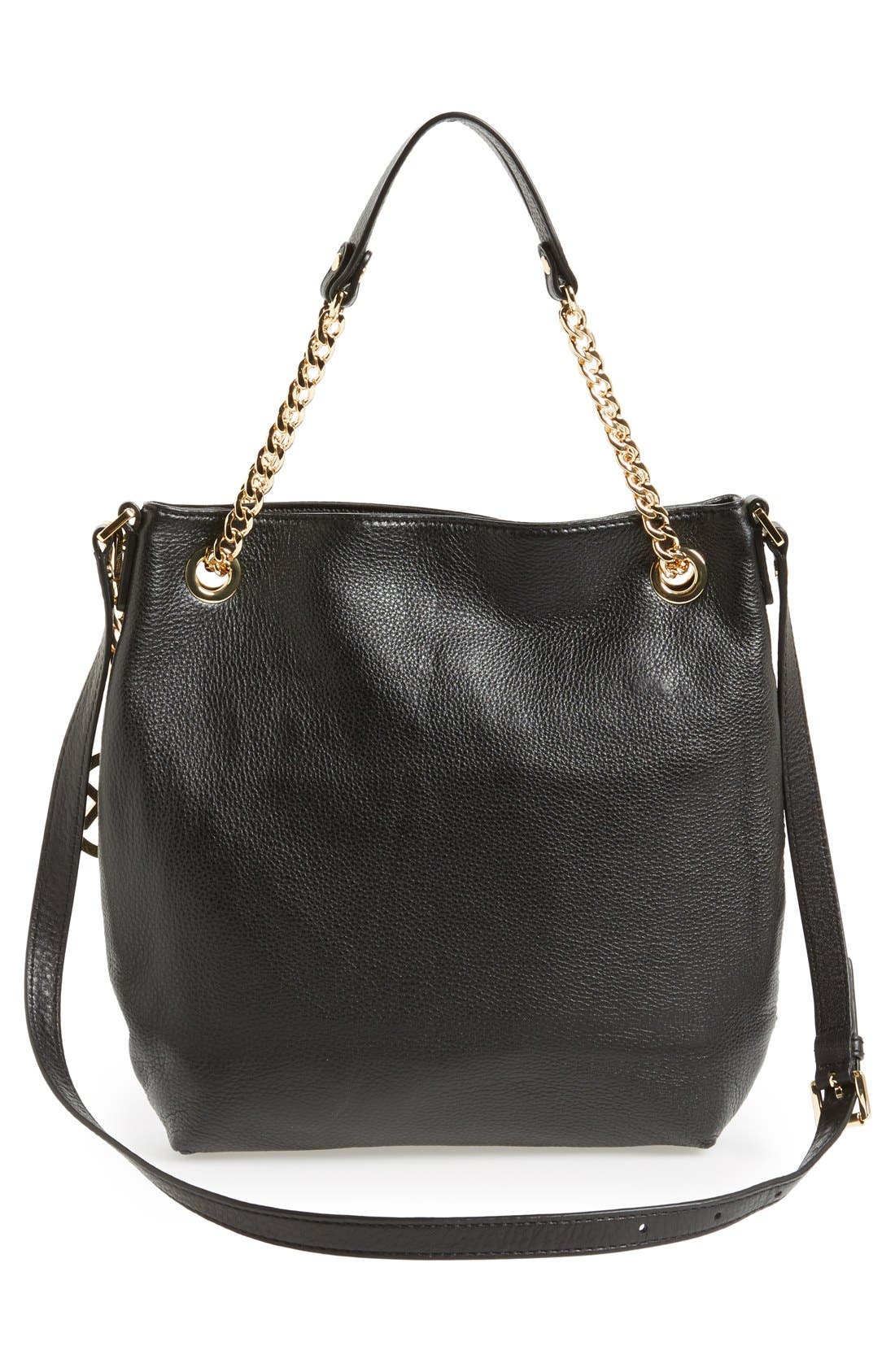 MICHAEL Michael Kors 'Jet Set - Medium' Chain Shoulder Tote, Alternate, color, 