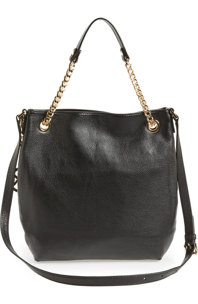 MICHAEL Michael Kors 'Jet Set - Medium' Chain Shoulder Tote, Alternate, color,