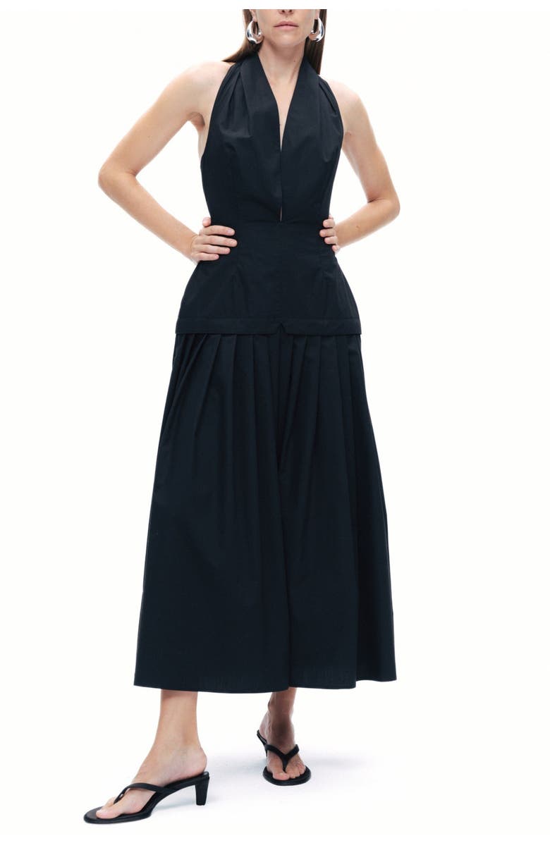 Nocturne Halter Neck Maxi Dress, Main, color, 