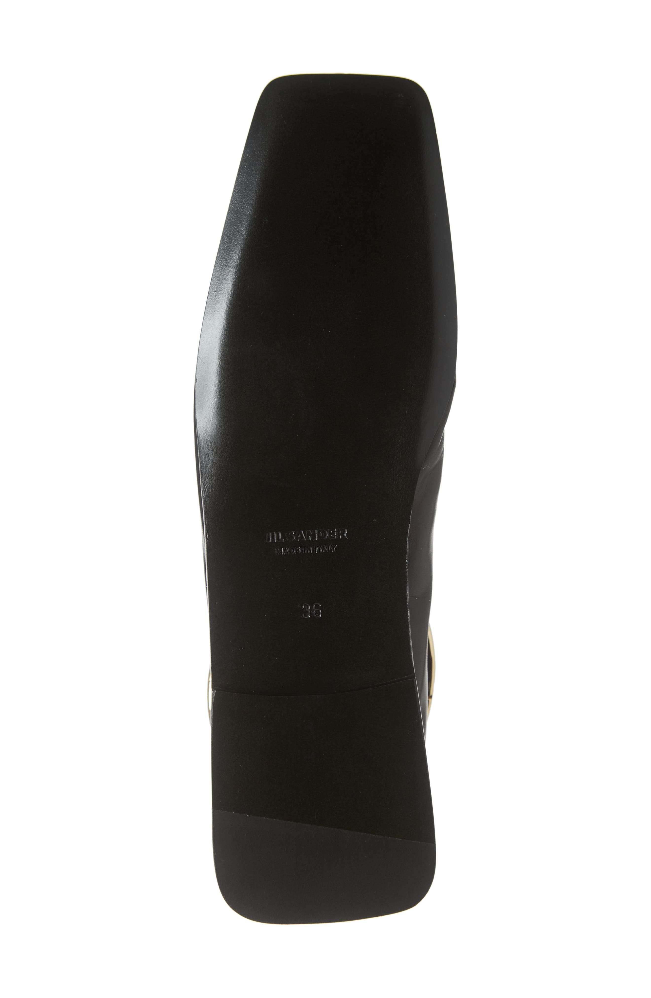 Jil Sander Anklet Ballerina Flat, Alternate, color, 