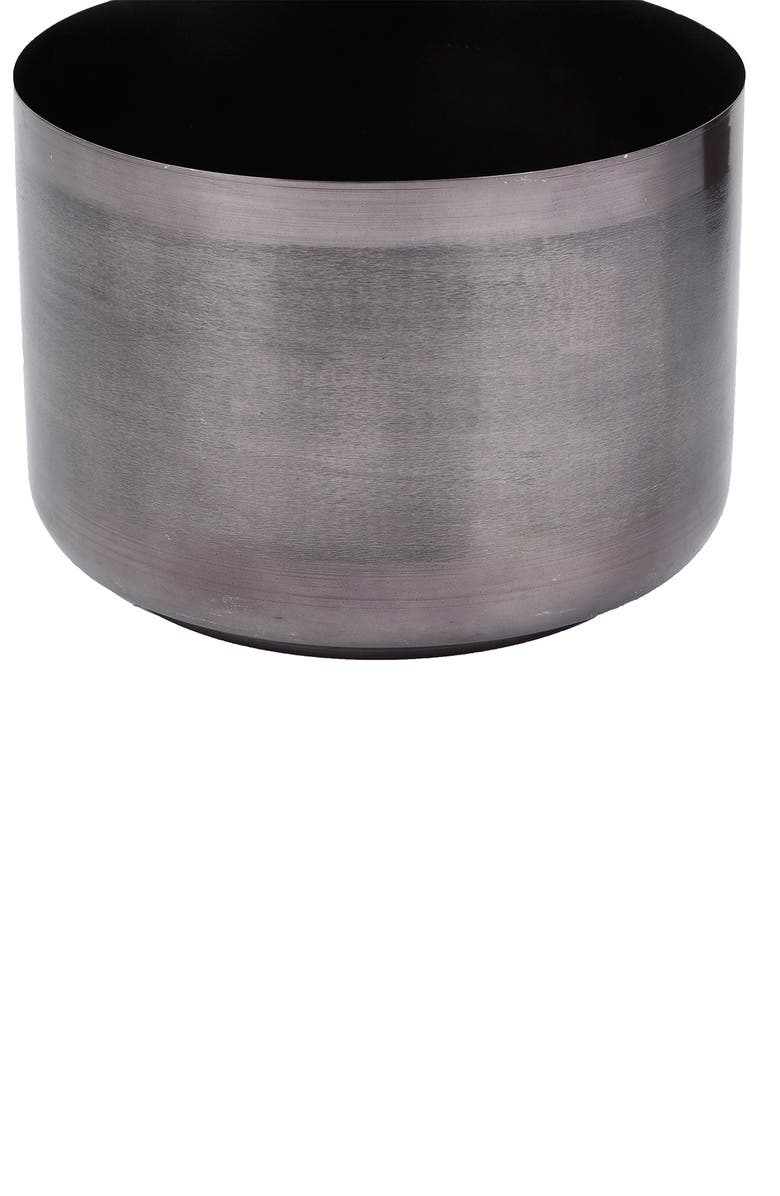 COSMO BY COSMOPOLITAN Black Metal Modern Planter, Alternate, color, 