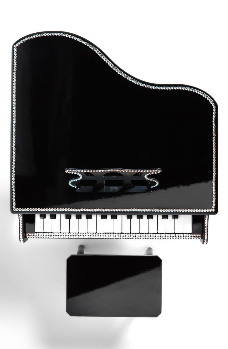 Glitzy Bella Miniature Baby Grand Piano & Bench, Alternate, color,