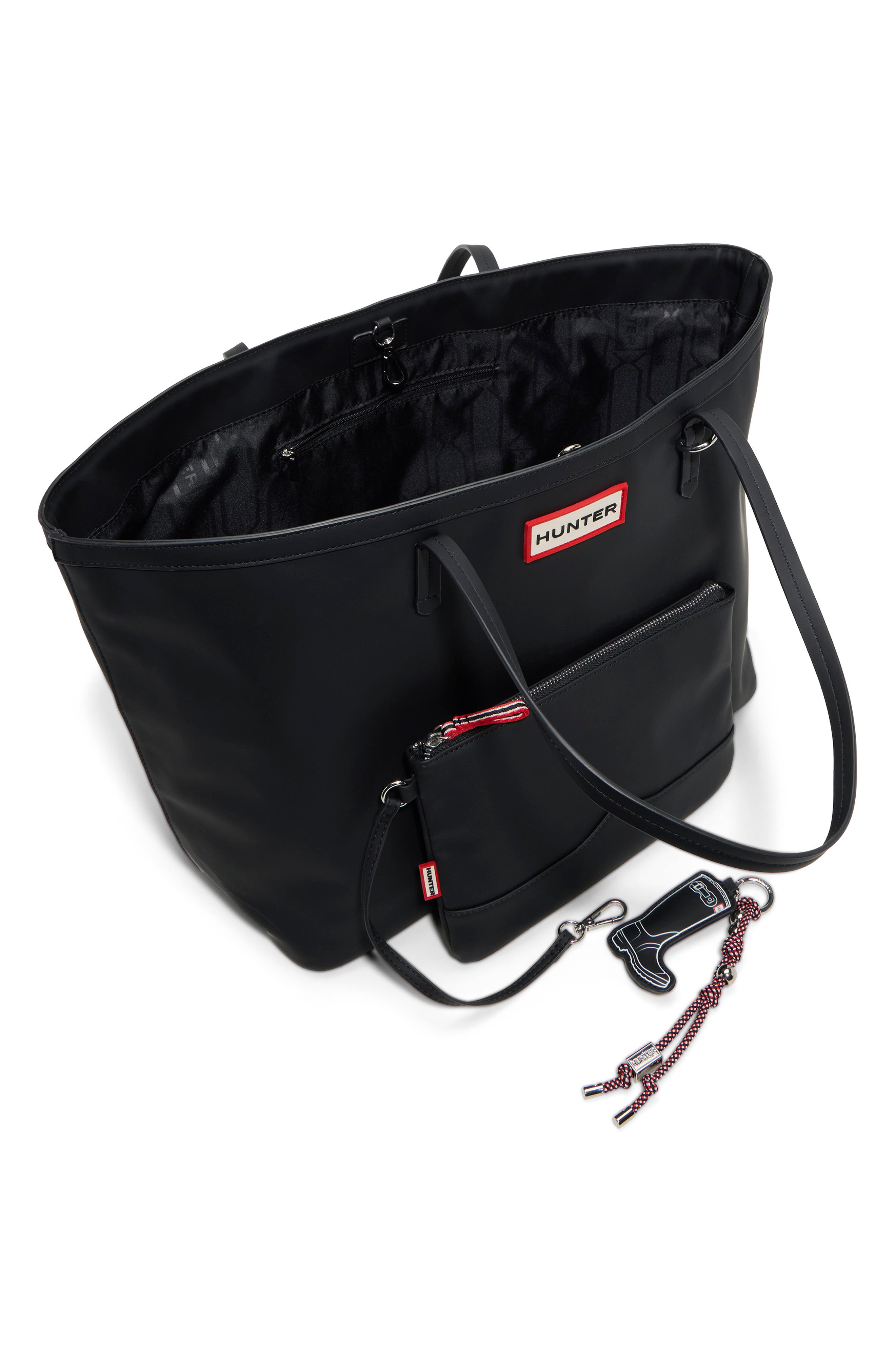 Maximalist Faux Leather Tote, Alternate, color, BLACK/ TRICOLOR