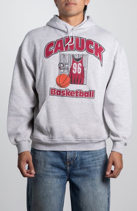 Vintage Canuck Basketball Hoodie