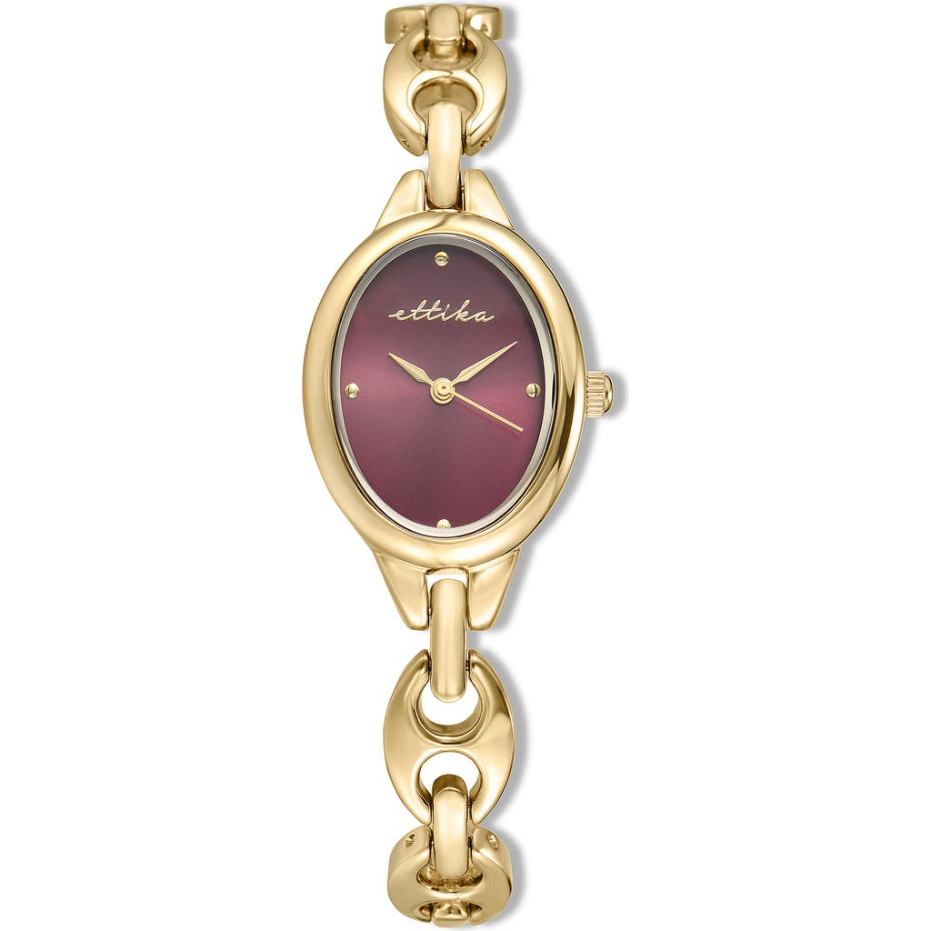Ettika Oval Mariner Chain Watch In Gold