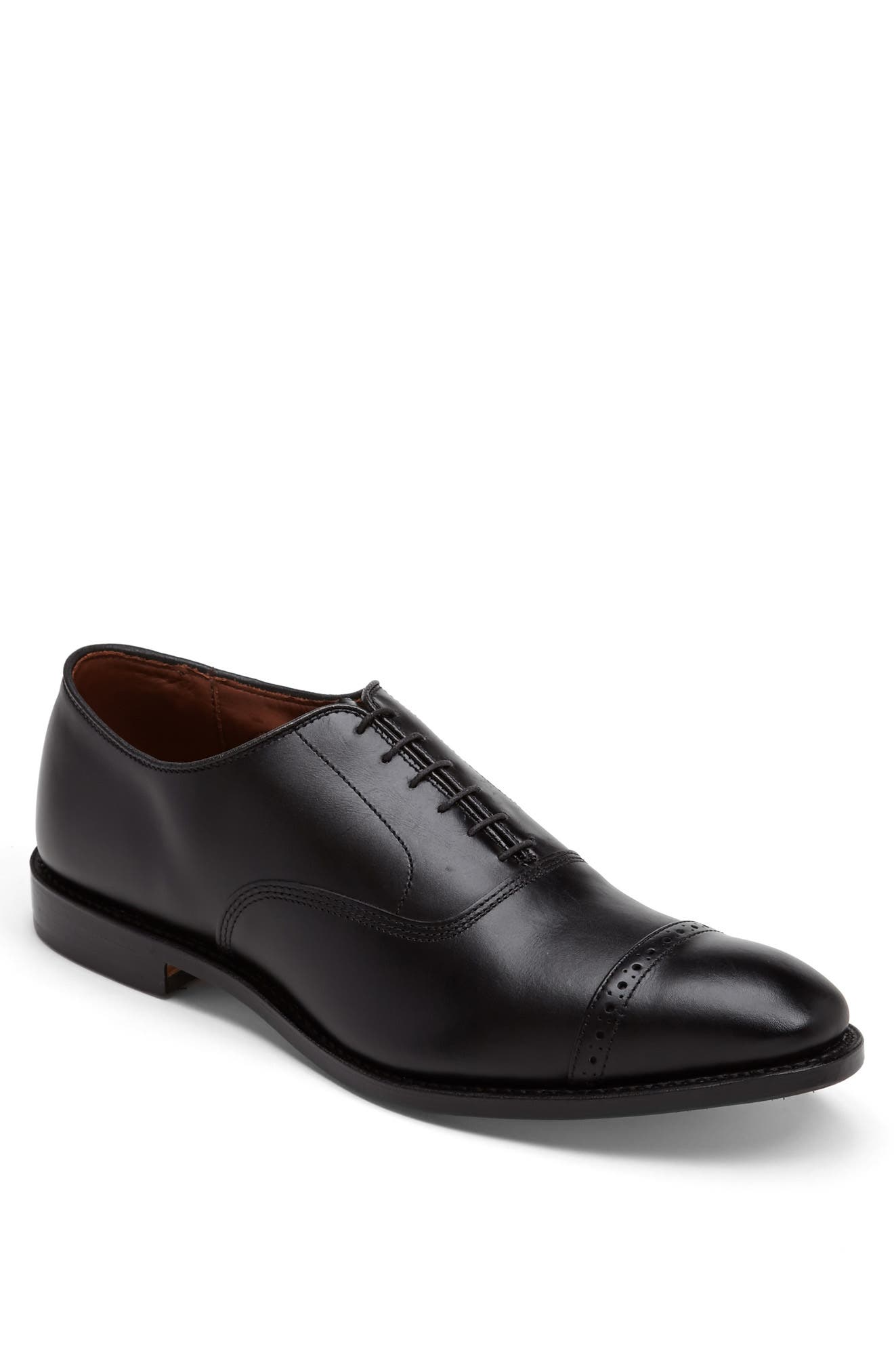Allen Edmonds Fifth Avenue Oxford, Alternate, color, Black Custom Calf