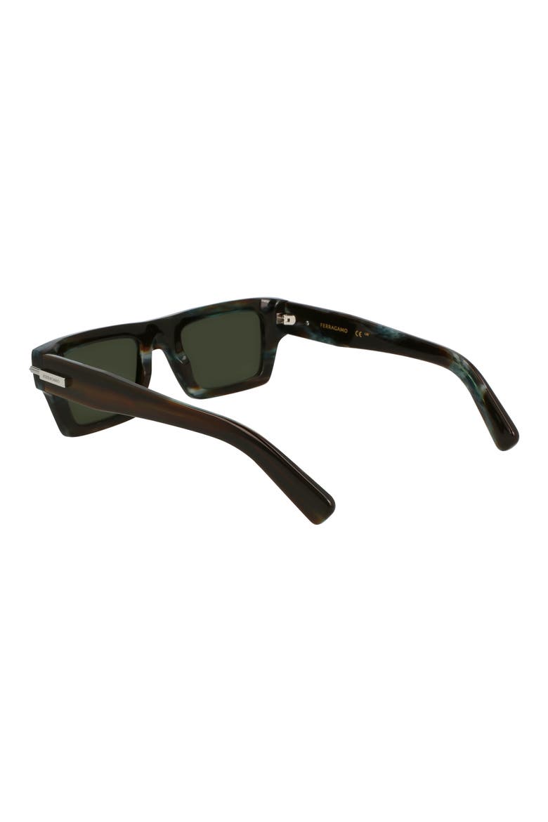 Prisma 50mm Rectangular Sunglasses, Alternate, color, STRIPED KHAKI