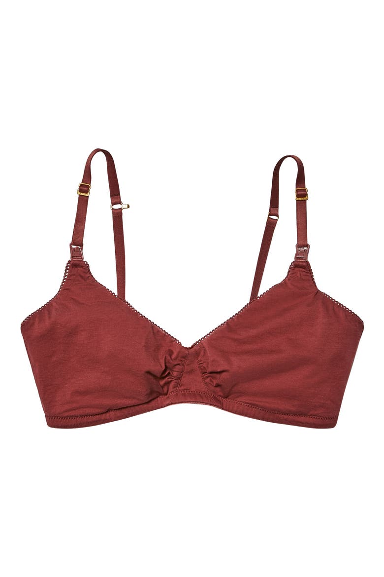 The Everyday Nursing Maternity Wireless Bra, Alternate, color, ANISE
