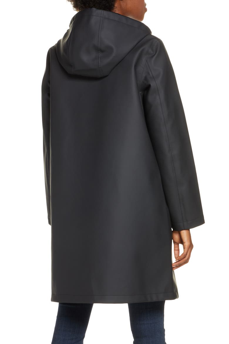 Zooey Waterproof Rain Jacket, Alternate, color, BLACK