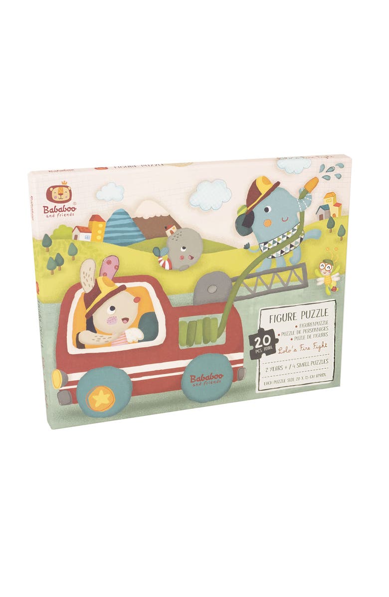 Bababoo and friends<sup>®</sup> Lolo Elephant Fire Fight Figure Puzzle, Alternate, color, Red