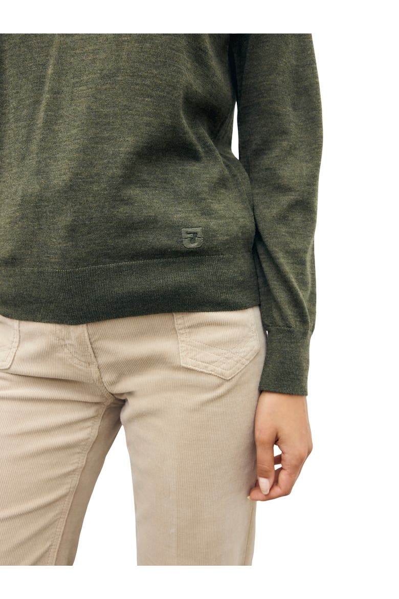 Rachel Merino Wool Sweater, Alternate, color, Bronze
