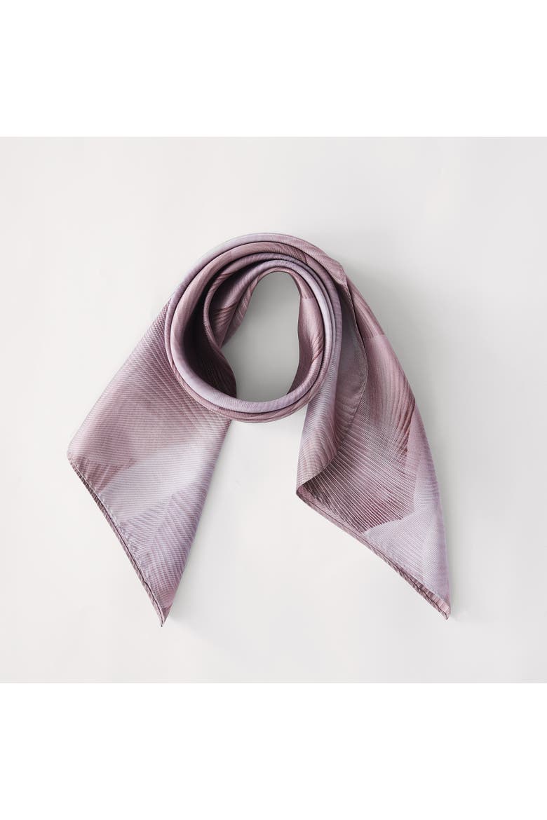 Mycelium Dream Silk Scarf, Alternate, color, Dusty Pink