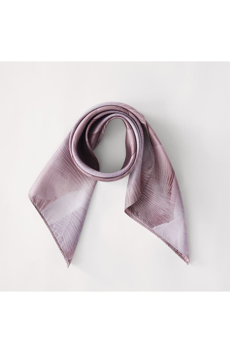 Chuks Collins x Lush Decor Mycelium Dream Silk Scarf, Alternate, color, Dusty Pink