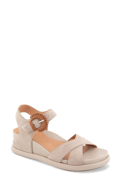 Jaylee Ankle Strap Wedge Sandal (Women)