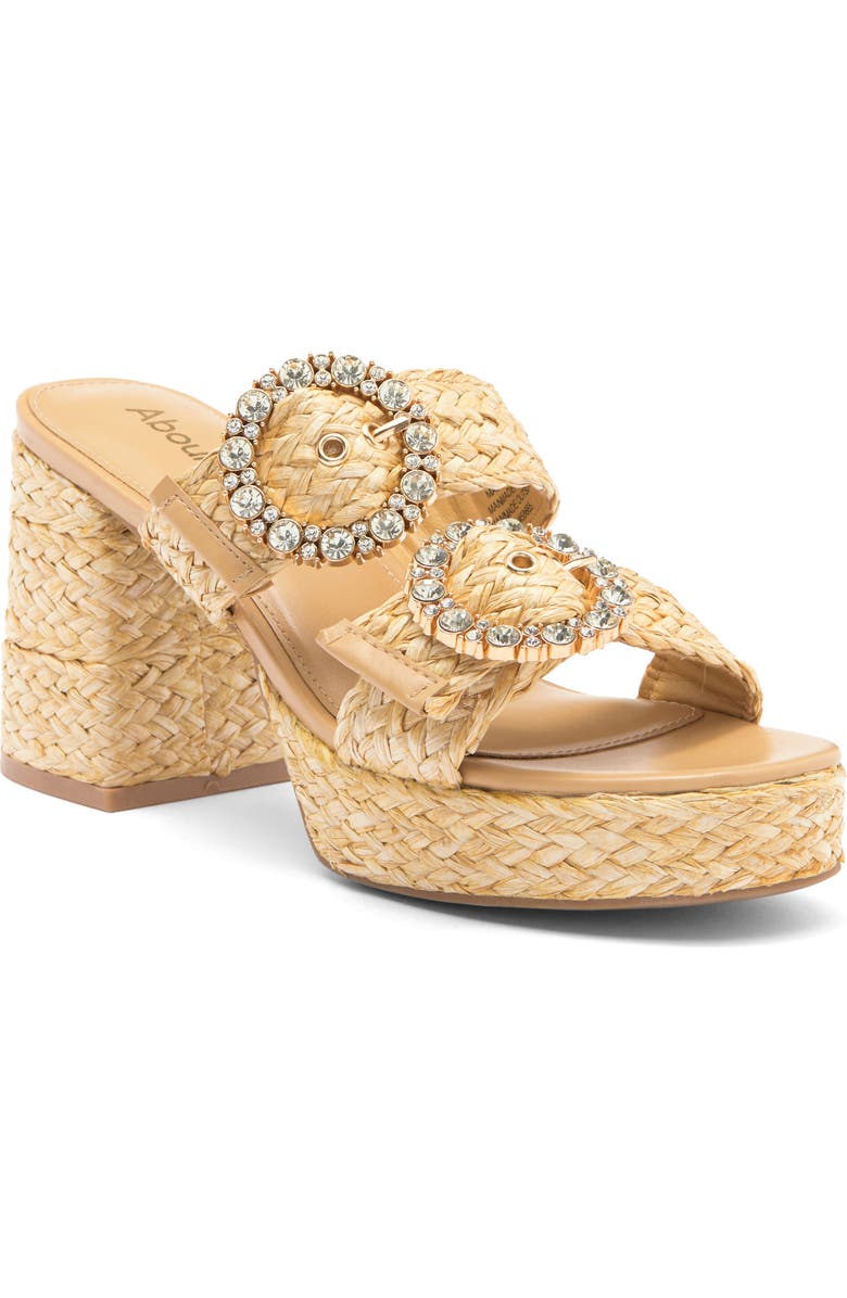 Abound Ronda Raffia Sandal, Main, color,