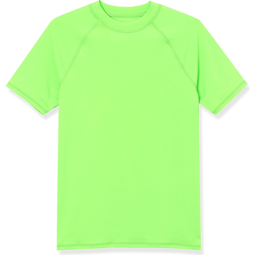 LANDS' END LANDS' END BOYS SHORT SLEEVE UPF 50 SUN PROTECTION RASH GUARD