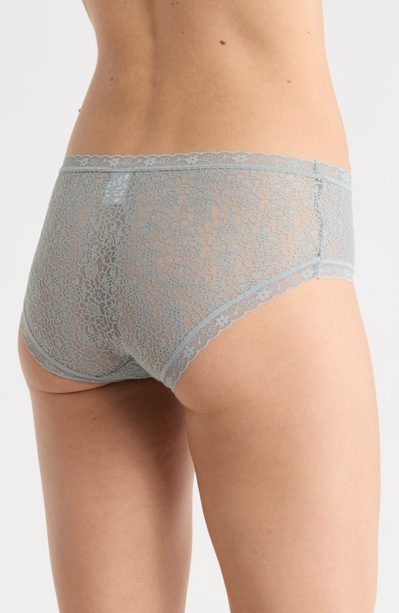 NORDSTROM RACK Assorted 5-Pack Lace Hipster Briefs, Alternate, color, Grey Blue- Pink Multi