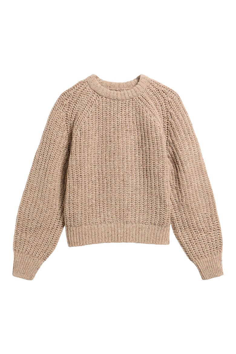 Alderney Fleck Sweater, Alternate, color, WARM TRENCH