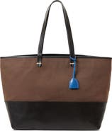 Clare V. Volie Canvas & Leather Tote