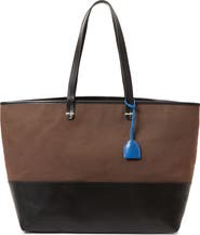 Clare V. Volie Canvas & Leather Tote