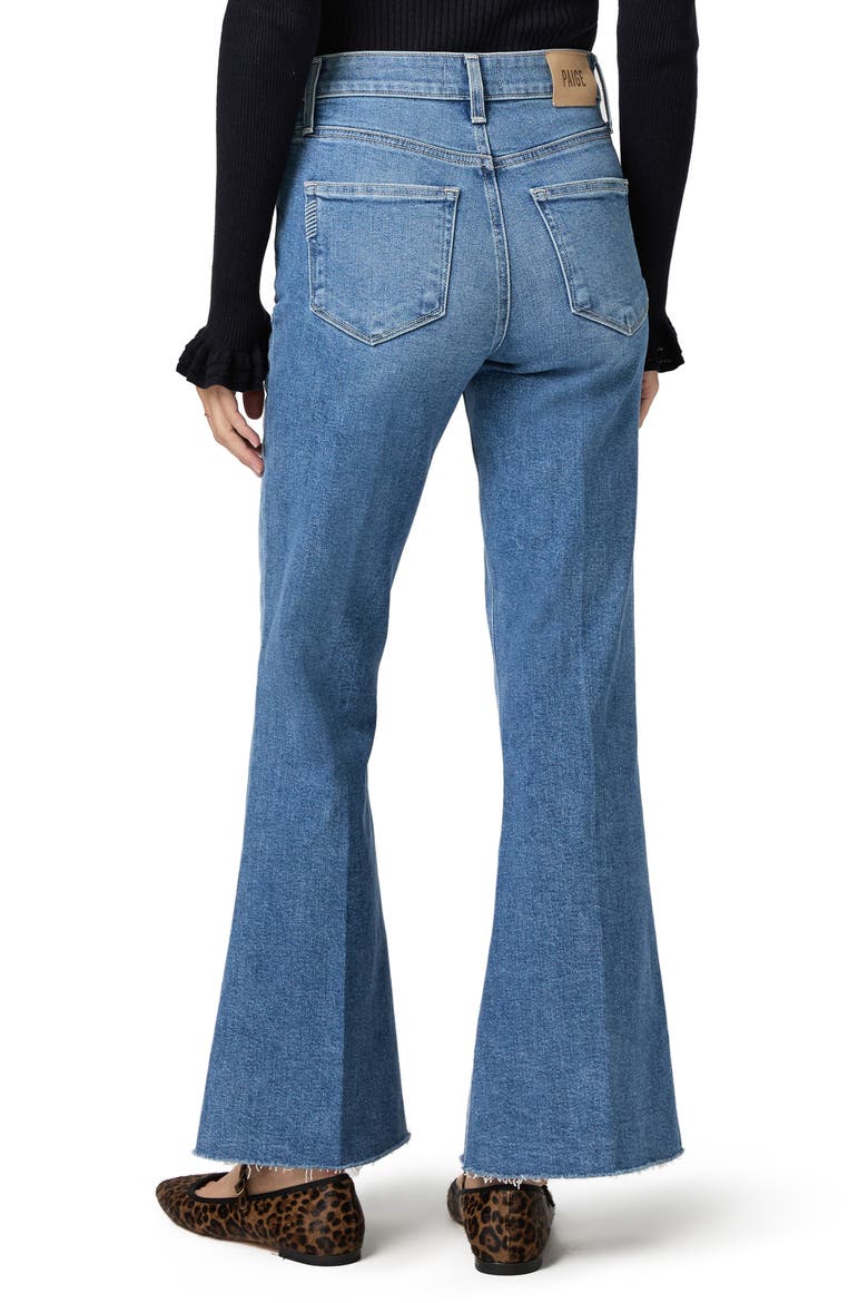 Marlow Raw Hem Skimmer Flare Jeans, Alternate, color, BUCKINGHAM