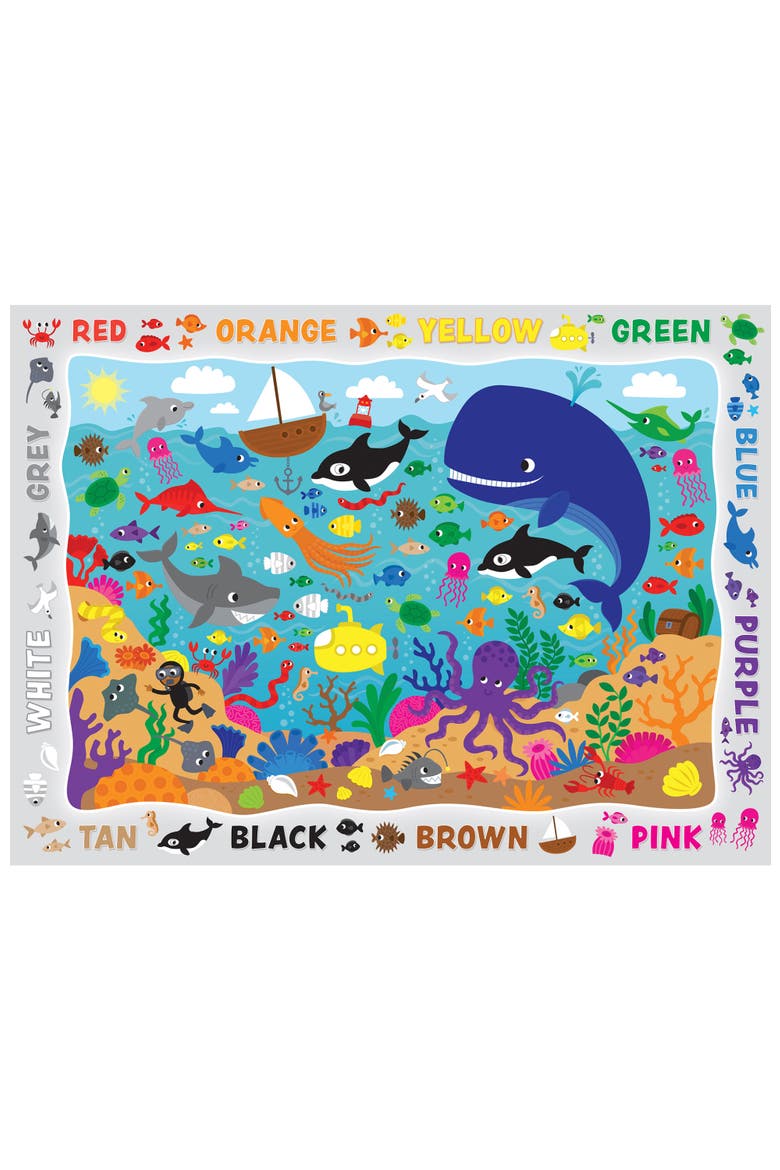 Colors in the Ocean 48 Piece Puzzle, Alternate, color, Multicolor