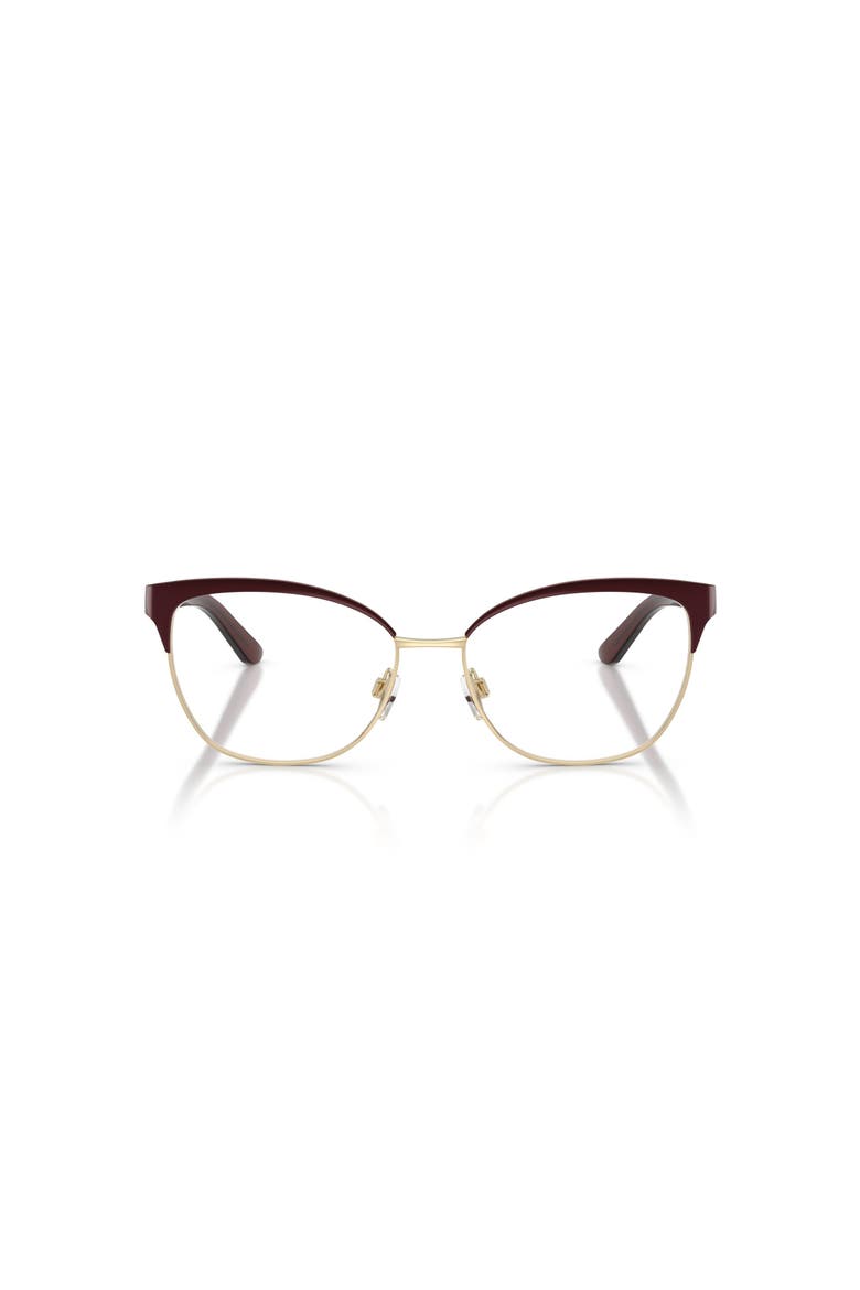 55mm Cat Eye optical glasses, Alternate, color, Red