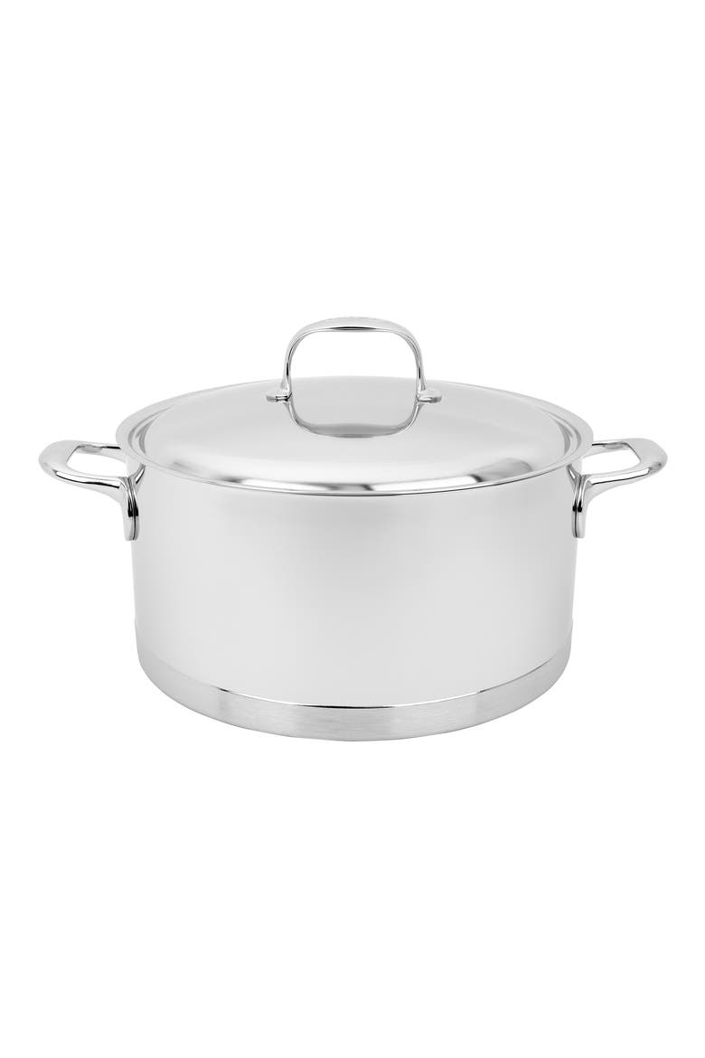 Atlantis 8.9-Quart Stainless Steel Dutch Oven, Main, color, STAINLESS STEEL