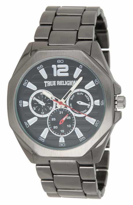 True Religion Multifunction Bracelet Watch, 43mm