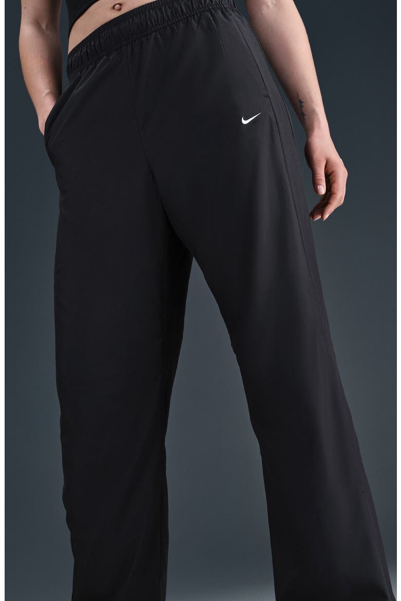 Classic Open Hem Pants, Alternate, color, BLACK/ SAIL