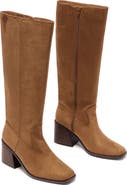 Therapy Australia Quinn Square Toe Block Heel Tall Boot