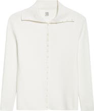 TOTEME Fitted Polo Cardigan