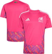 adidas Men's adidas  Pink Mexico National Team FIFA x World Cup 2026 Goalkeeper Replica Jersey
