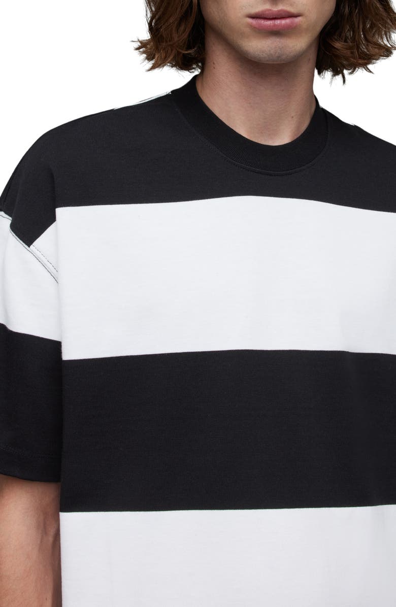 AllSaints Hami Stripe Oversize T-Shirt, Alternate, color, 