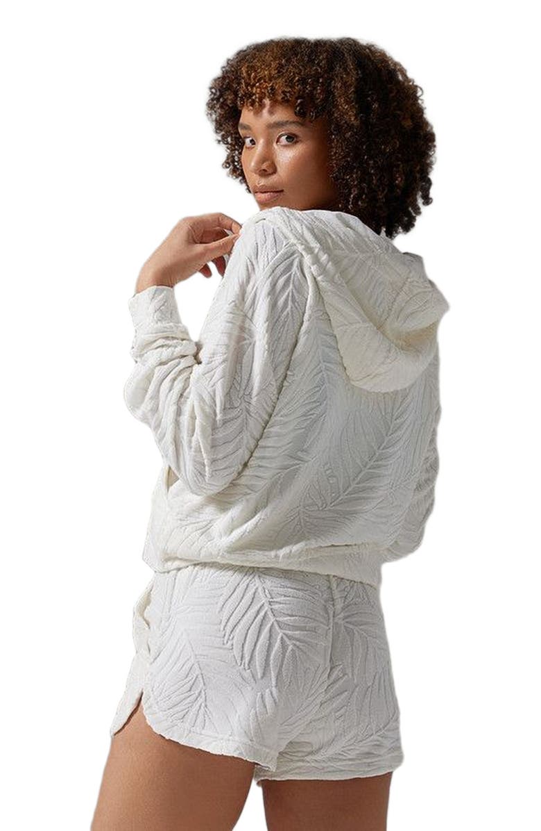 Tavi Palm Terry Zip Hoodie, Alternate, color, Coconut