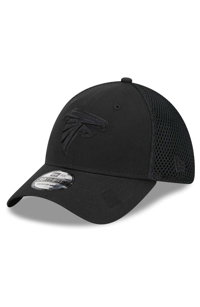 New Era Men's New Era Black  Atlanta Falcons  Main Neo 39THIRTY Flex Hat, Main, color, 