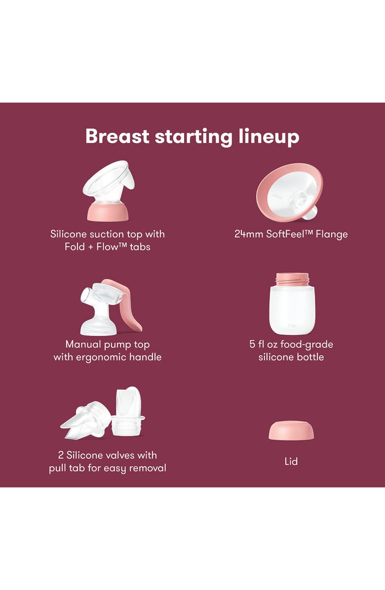 Fridababy Frida Mom 2-in-1 Manual Breast Pump, Alternate, color, White