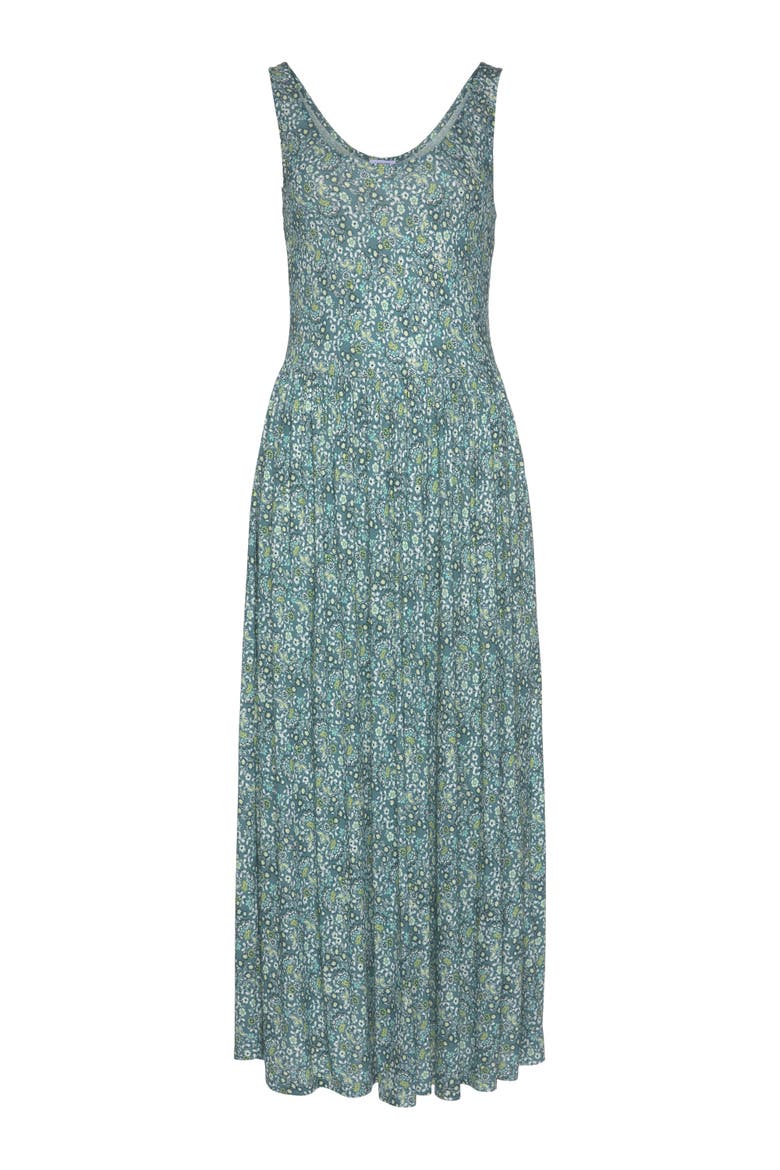 Printed Scoop Neck Dress, Alternate, color, Mint Printed