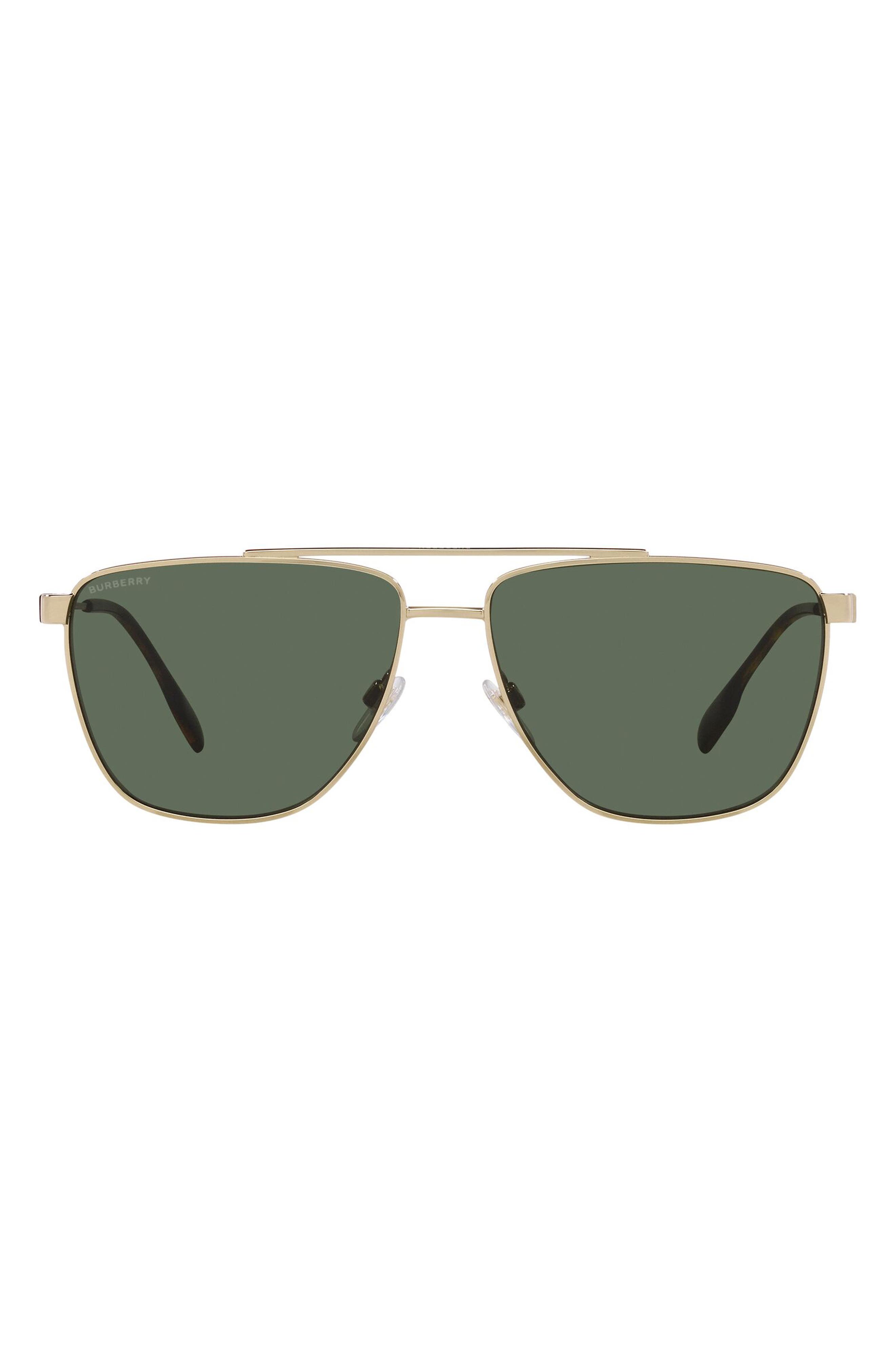 Burberry Blaine 61mm Pilot Sunglasses